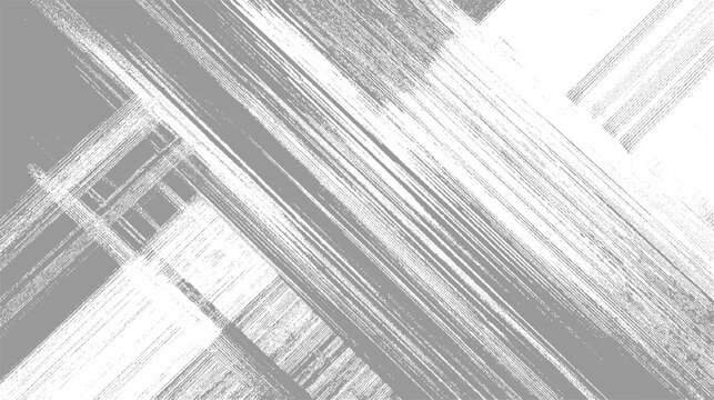 Abstract grey and white diagonal textured lines forming a crosshatch pattern