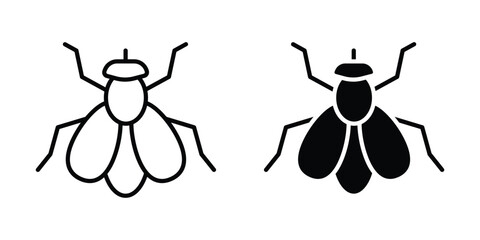 Fly insect icon. Graphic elements vector design. © Annimo