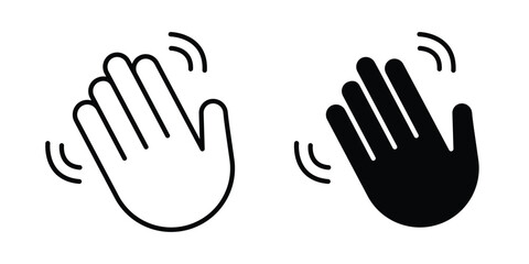 Fototapeta premium Hello icon. Graphic elements vector design.