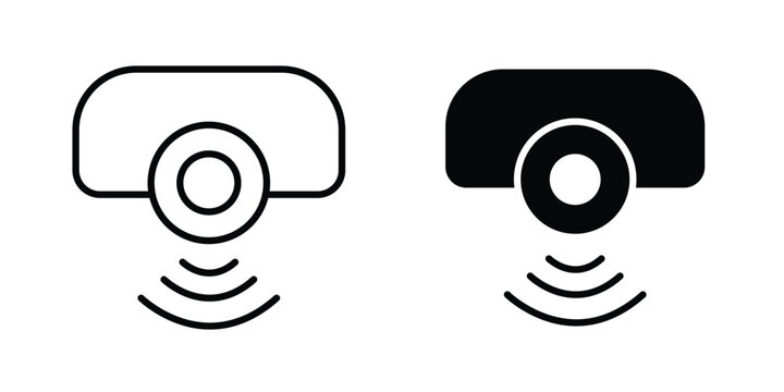 Motion detector icon. Graphic elements vector design.