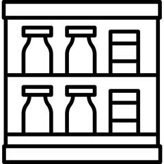 Fototapeta premium Drug Shelf Icon