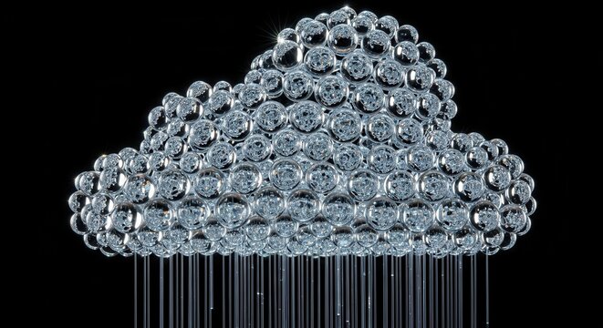Rainy weather, glass beads, raindrop shower, decorative lighting fixture