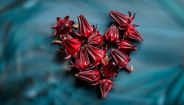 Red Roselle Flowers