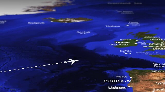 Flight From Mexico City MEXICO to Helsinki FINLAND with flag pins