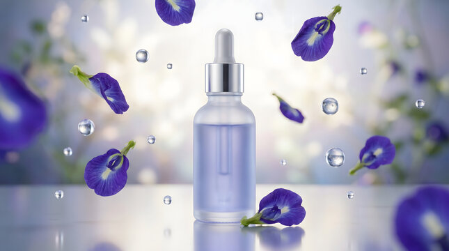 Butterfly Pea Ext Beauty Serum With Luxury Hydration Aesthetic