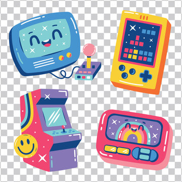 Retro colorful promotional graphic for retail discount event featuring shopping tag and playful design elements