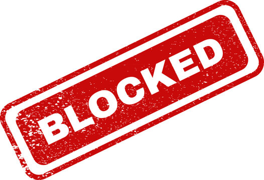 Red void stamp marking invalid or canceled document