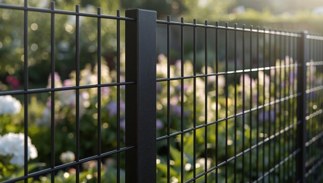 Welded wire fencing section