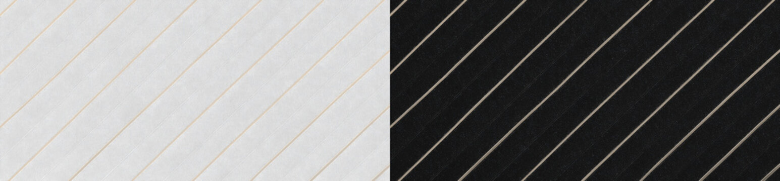 Abstract geometric diagonal lines pattern on gray and black background, seamless parallel stripes texture overlay