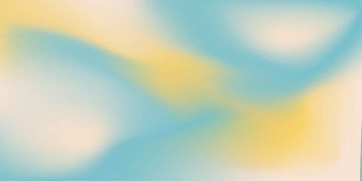Blurred color gradient background, abstract turquoise blue yellow grain gradation texture, vector soft khaki texture abstract background