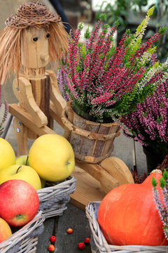 Dekoration im Herbst 