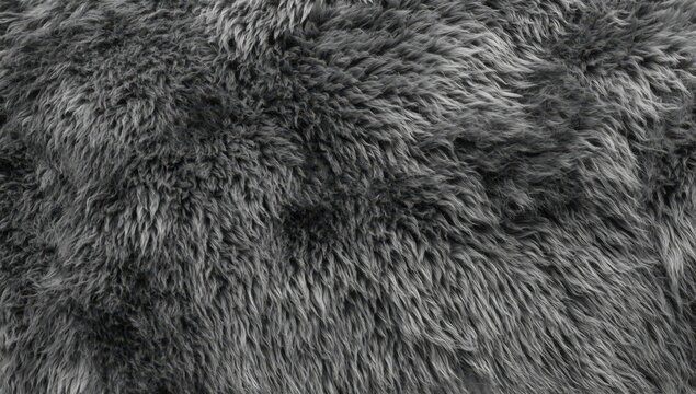 Detailed perspective of a grey carpet texture for indoor design. Overhead shot of a soft grey carpet for contemporary decor. Terry fabric pattern.