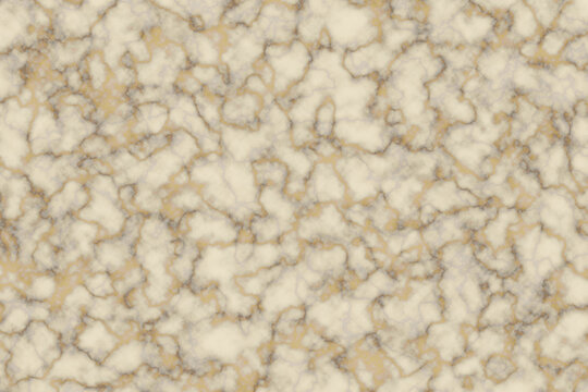A beige marble texture with gray and gold veins on a smooth surface stone pattern. Resizable and editable, EPS 10.