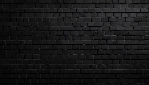abstract dark brick wall texture background pattern wall brick surface texture brickwork painted of black color interior