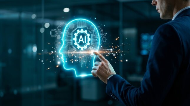 Developing innovative products and automating processes with AI technology in business.