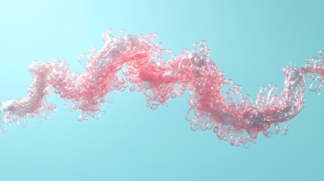 3D Render of Amoeba Moving in Microscopic Water Environment with Soft Lighting