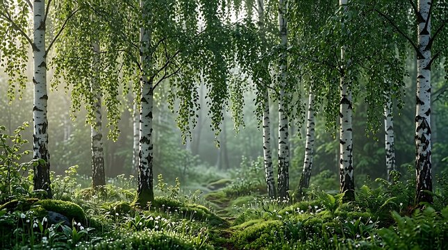 trees in the woods