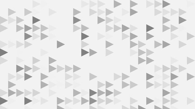 White Geometric Triangle Arrows Pattern Seamless Loop Background