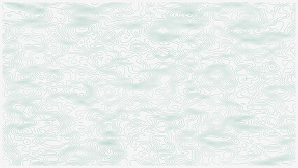 Abstract teal contour lines on a white background, creating a detailed topographic terrain map pattern for modern geographic designs © Muhammad lutfi