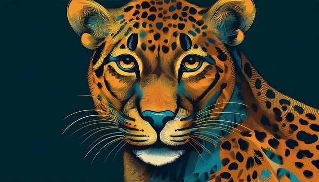 leopard seamless background