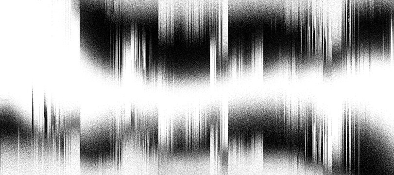 Abstract digital glitch texture with vertical lines and analog static noise effect