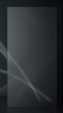 Caustic light refraction creating abstract patterns on a moving frosted glass surface with intricate shadow play, providing an elegant and minimalist background for any display