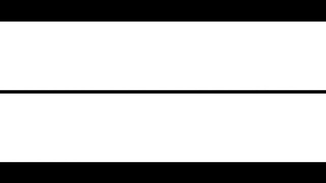 Symmetrical Horizontal Bars Wipe Luma Matte Transition