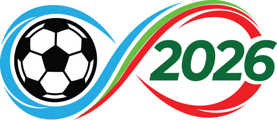 Obraz premium World cup 2026 official logo soccer football