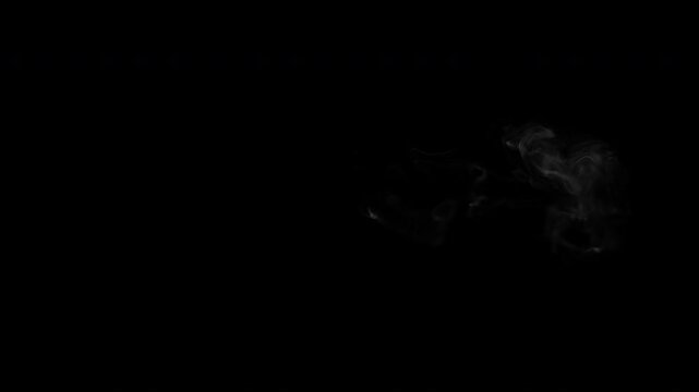 White Fog Drift Transition Animation