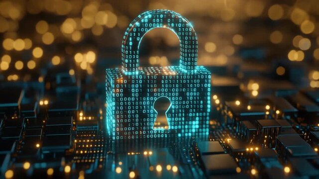 データストリームをロックする脈打つニューラルネットワークノードで構成されたデジタル南京錠