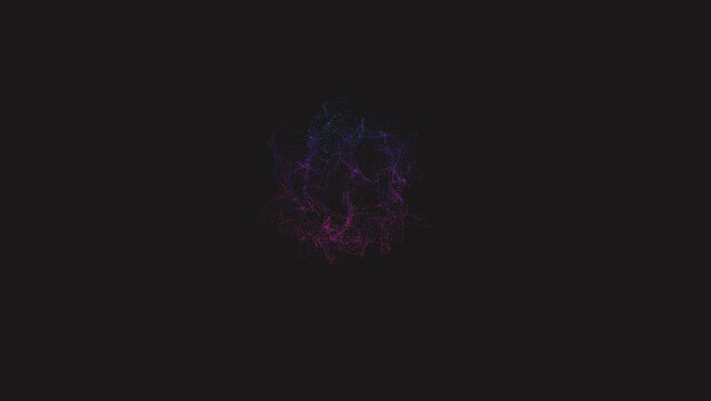 fluid nebula particle attractor 3d