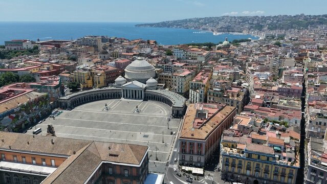 Piazza Plebiscito veduta aerea