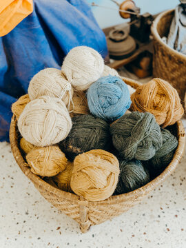 knitting yarn balls