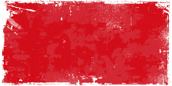 Red grunge red paint textured vintage wall background with worn rusty surface and aged dirty pattern design for backdrop and wallpaper.