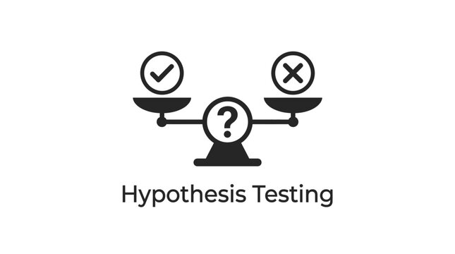 Conceptual Illustration of Statistical Hypothesis Testing Decision Process.