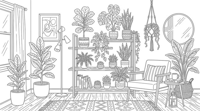 sketch of a house