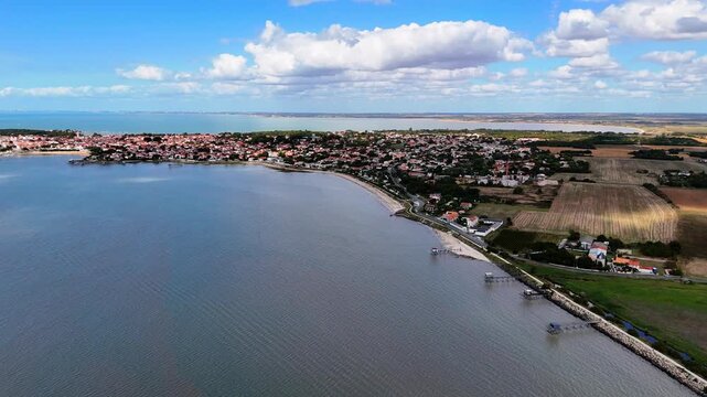 Fouras drone footage, France