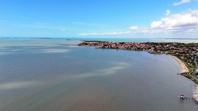 Fouras drone footage, France