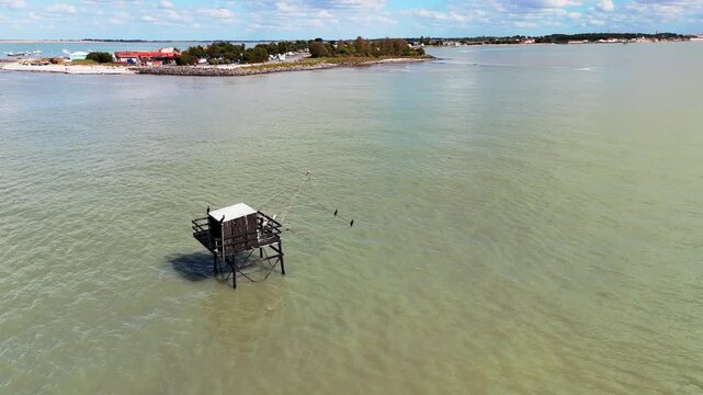 Fouras drone footage, France