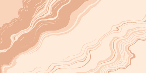 Fototapeta premium Abstract Brown Wave Pattern Vector Background with Seamless Geometric Texture Design