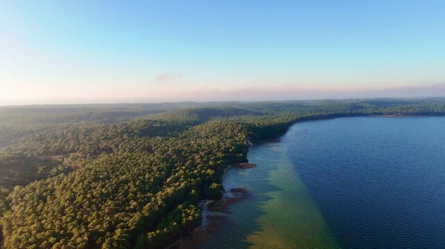 Hourtin Lake, Drone Footage, France