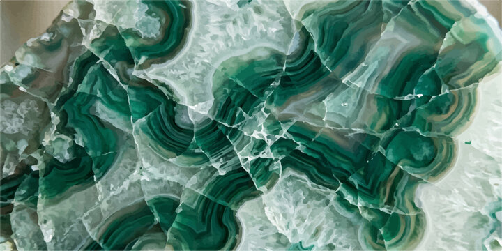 Polished green moss agate stone texture macro view with semi precious gemstone abstract background polished interior close up formations luxurious material decorative specimen precious