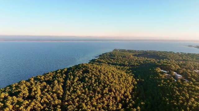 Hourtin Lake, Drone Footage, France