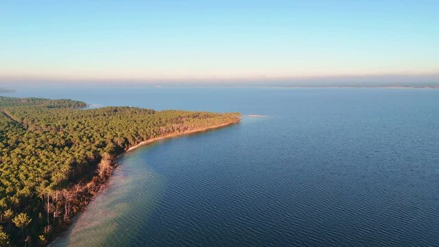 Hourtin Lake, Drone Footage, France