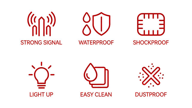 Strong signal waterproof, shockproof, luminous, easy to clean and dustproof, suitable for outdoor three proof electrical and industrial equipment labeling.
