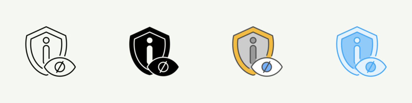 Privacy Single Icon Pack Multistyle