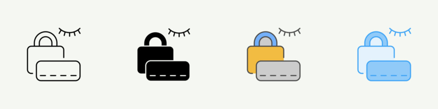 Password Single Icon Pack Multistyle