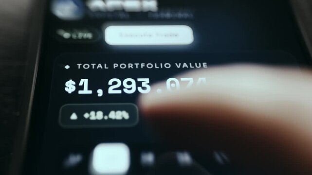 Total portfolio value of 1.2M USD