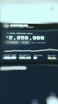 Total portfolio value of 2.8M USD, significant amount of assets
