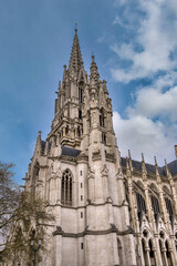 Fototapeta premium The Church of Notre Dame de Laeken is a 19th-century neo-Gothic style Catholic church
